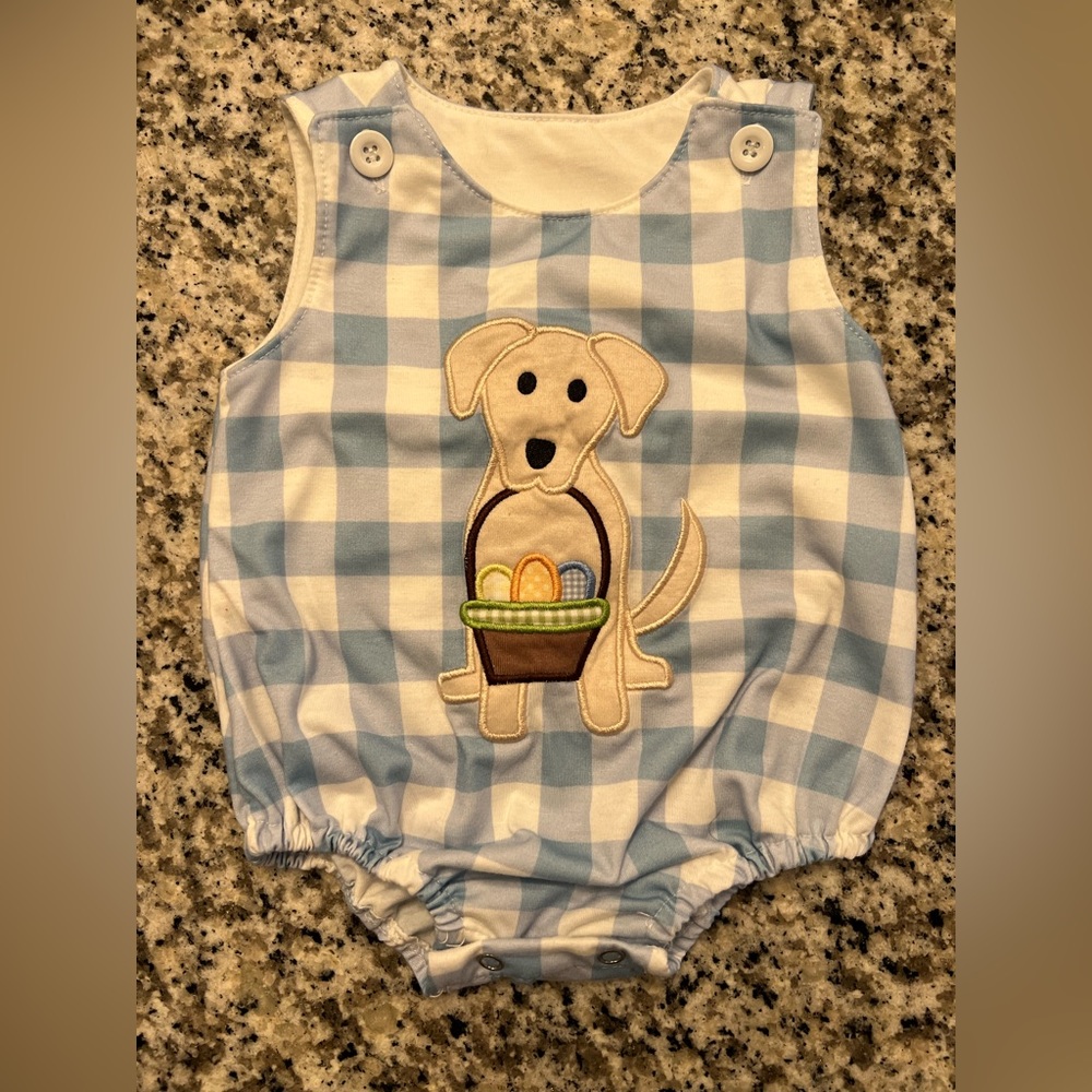 Baby Boy Easter Bubble Romper Size 0-3 m